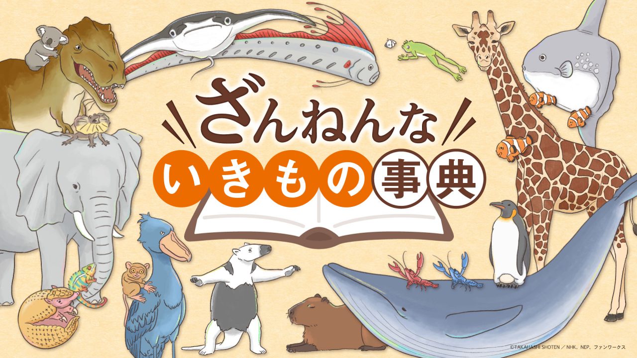 ざんねんないきもの事典 が アニメに 今夏8月 Nhk Eテレにて放送決定 株式会社ファンワークス